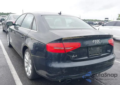 2013 Audi A4 2.0T Premium from USA, damaged, VIN WAUFFAFLXDN024165